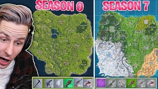 So sah FORTNITE SEASON 0 Gameplay aus [upl. by Vorster]