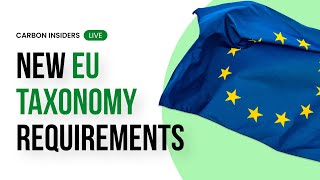 New EU Taxonomy requirements  Panu Pasanen  Carbon Insiders Live  One Click LCA [upl. by Anica]