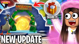 NEW 🦆 MIGRATION DUCK ADVENTURE in LIVETOPIA Roleplay ROBLOX FREE ITEMS Update 134 [upl. by Doris875]