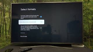 How To Change Advanced Sound Settings on GOOGLE Chromecast 40 with Google TV  The Best Sound [upl. by Minette772]