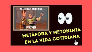 Metáfora y metonimia en la vida cotidiana definición diferencias ejemplos memes [upl. by Steinman]