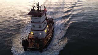 Chasing a tug boat through the Tidal Canal [upl. by Latsyrd]