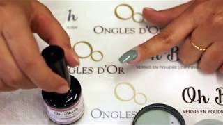 Tuto Comment utiliser le kit de départ résine pour débutante Oh Blush Ongles dOr [upl. by Yetsirhc]