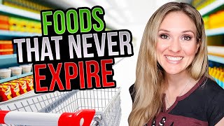 CHEAP FOODS THAT WILL LAST FOREVER IN YOUR PREPPER PANTRY  Emergency Food Storage [upl. by Kovacev]