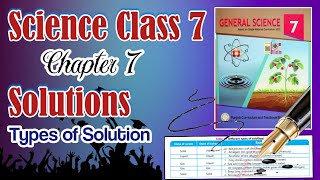 Science class 7  Types of Solutions  MFaizan [upl. by Gulgee]