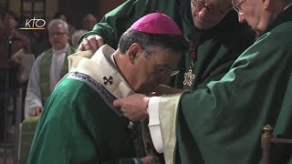 Imposition du pallium à Mgr Aupetit  Messe du 07 octobre 2018 [upl. by Okimat]