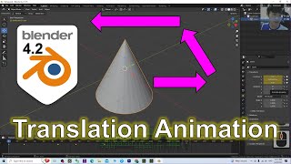 Blender 42 How to make Translation Animation  Tutorial 2024 [upl. by Ad191]