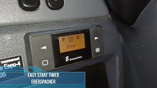 Как снять блокировку котла Eberspacher Hydronic  пульт Easy Start TIMER Сервисное меню Гидроник [upl. by Inaj463]