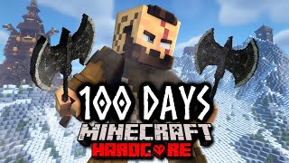 100 Days Living as a Viking in Minecraft [upl. by Ecyac]