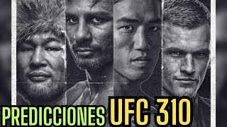 PREDICCIONES UFC 310  PANTOJA vs ASAKURA y RAKHMONOV vs IAN MACHADO GARRY [upl. by Nnylireg261]