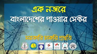 এক নজরে বাংলাদেশের পাওয়ার সেক্টর  Govt Job Preparation for EEE ME CE CSE  Bangladesh Power Sector [upl. by Hendrika]