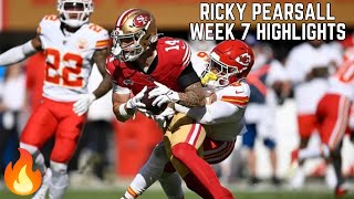 Ricky Pearsall EVERY TARGET in NFL Debut 🔥 49ers vs Chiefs [upl. by Karoly]