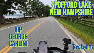 Spofford Lake on a Z900 motorcycle travel kawasaki z900 motovlog motorbike america [upl. by Airrat]