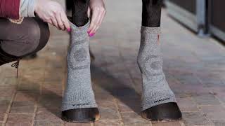 How to apply Circulation Hoof Socks [upl. by Allesiram]