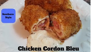 Chicken Cordon Bleu NEW  Southern Stlye [upl. by Saduj]