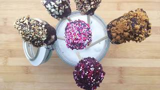 Recette plaisir  sucettes banane  chocolat [upl. by Jacquetta]