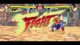 ChunLi vs EHonda  Street Fighter  SF gameplay  Capcom [upl. by Ezzo91]