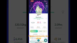 Ponyta community day shiny🔥🔥🔥🎉🎉 [upl. by Namaj]