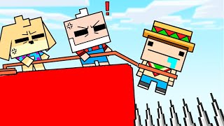 Este juego arruino nuestra amistad 😂🟥 SILVIOGAMER en PICO PARK 2 [upl. by Nawed]