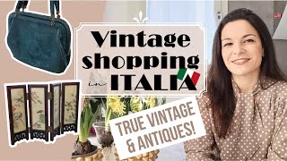 VINTAGE HAUL  Luxury Vintage Clothes amp Antiques  Italy [upl. by Coffey181]