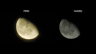 Nikon P900 vs Sony Hx400v MOON ZOOM TEST [upl. by Reeves]