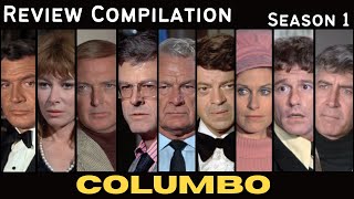 Columbo Season 1 Review Compilation [upl. by Okiam]