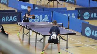 Tischtennis Bundesfinale der mini Meisterschaften 2016 Rosenheim Vorrunde [upl. by Nide]