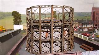 OO gauge GASOMETER PROJECT [upl. by Harbard]