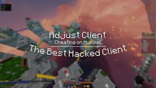 Adjust  The Best Hacked Client [upl. by Essirehs]