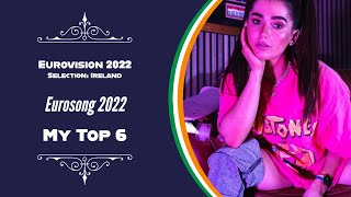 Eurosong 2022 My Top 6 Full Rankings [upl. by Nolan]