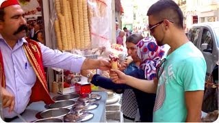 Scream for Ice Cream  Turkish Ice Cream Man Trolls Customers [upl. by Yentterb]