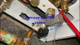 How to replace PRV on Baxi boiler [upl. by Theadora]