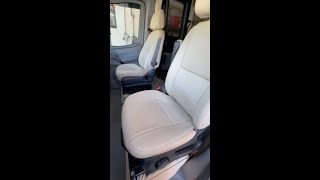 Katzkin Custom 2016 Mercedes Sprinter Leather Seats sprintervan [upl. by Atiuqehc]