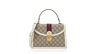 Gucci GG Supreme Ophidia Small Top Handle Bag White [upl. by Gunter]