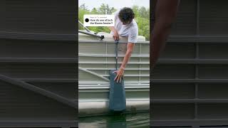 Wondering how to attach the MAVEN pontoon fender pontoon fender boating [upl. by Aieka]