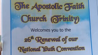 Apostolic Faith Church Trinity 26th annual Youth Convention 3rd session [upl. by Fishback332]