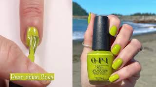 OPI SUMMER 2021  Malibu Collection  Review with live swatches amp comparisons [upl. by Everrs96]