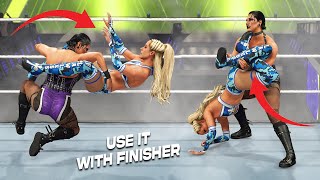 30 Moves You Can Combo With Finishers In WWE 2K24 [upl. by Litha932]