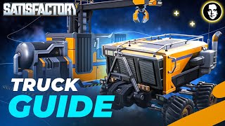 Truck Guide amp Vehicle Automation  Satisfactory New Player Guide EP22 [upl. by Nehtiek]