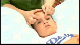 Massage for Children With Eye Fatigue  Massaging a Child With Eye Fatigue Eye Sockets [upl. by Dyolf]