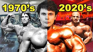 GIMNASIOS en los 70s VS 2024  Compilación TikToks fitness virales [upl. by Juline]