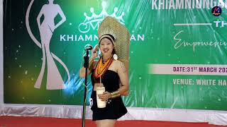 Miss Khiamniungan 2023  Introductory Round  Noklak Nagaland  HD [upl. by Duester]