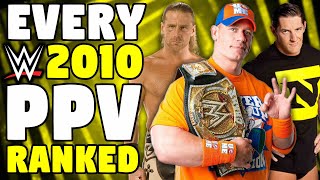 Every 2010 WWE PPV Ranked From WORST To BEST [upl. by Aihsar]