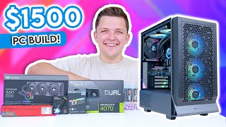 Awesome 1500 Gaming PC Build 2023 😄 Full Build Guide w Benchmarks [upl. by Ignacia]