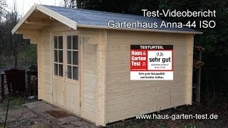 Testvideo gartenhausgmbhde quotAnna44 ISOquot Aufbau [upl. by Luapnoj800]