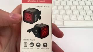 Распаковка  ENFITNIX CUBELITEIll  SMART BICYCLE TAIL LIGHT [upl. by Martin]