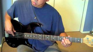 quotHere Comes The Rain Againquot Eurythmics Bass Cover [upl. by Brinson]