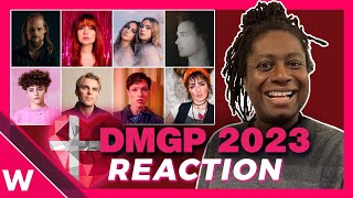 🇩🇰 Dansk Melodi Grand Prix 2023 Reaction to all 8 songs  Denmark Eurovision 2023 [upl. by Einnoj]