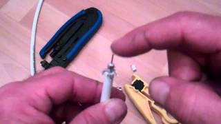 How to make a coax cable [upl. by Ylaek]