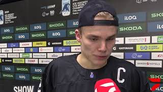 Aron Kiviharju Explains Empty Feeling After Finlands Early U18 World Championships Exit [upl. by Natal]